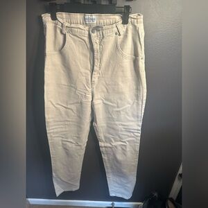 French Dressing beige jeans. Size 14.